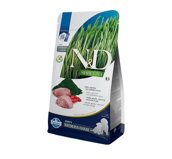 N&D Spirulina Lamb Puppy Med/Maxi 7kg