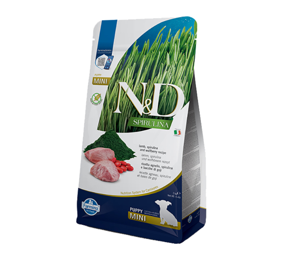 N&D Spirulina Lamb Puppy Mini 2kg