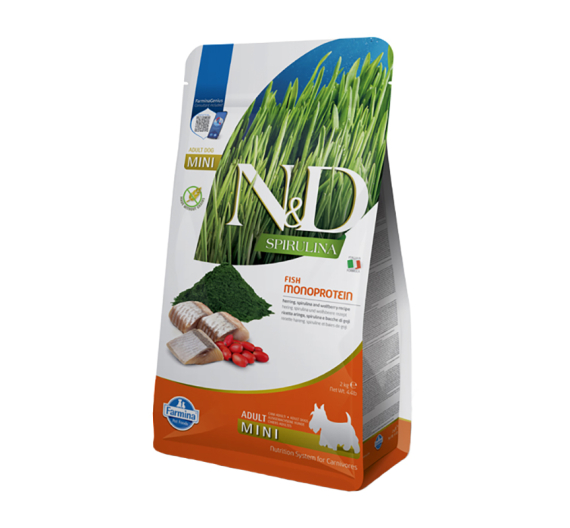 N&D Spirulina Herring Adult Mini 2kg