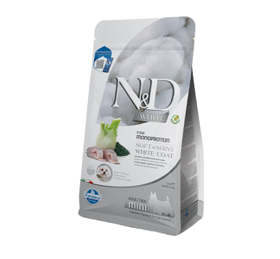 N&D White Adult Mini Sea Bass 2kg