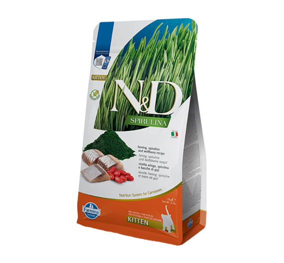 N&D Spirulina Herring Kitten 1.5kg