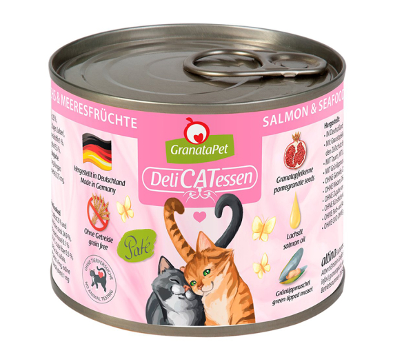 GranataPet Delicatessen Pate Salmon & Seafood 200gr