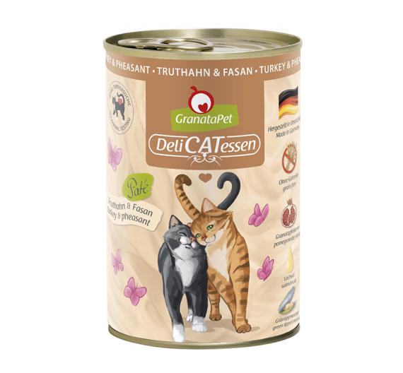 GranataPet Delicatessen Pate Turkey & Pheasant 400gr GranataPet Delicatessen Pate Turkey & Pheasant 400gr