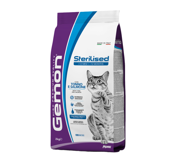 Gemon Cat Sterilised Tuna & Salmon 2kg