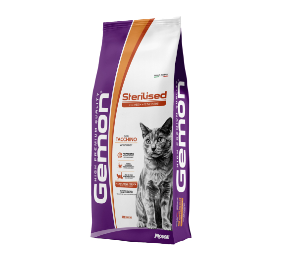 Gemon Cat Sterilized Turkey 7kg