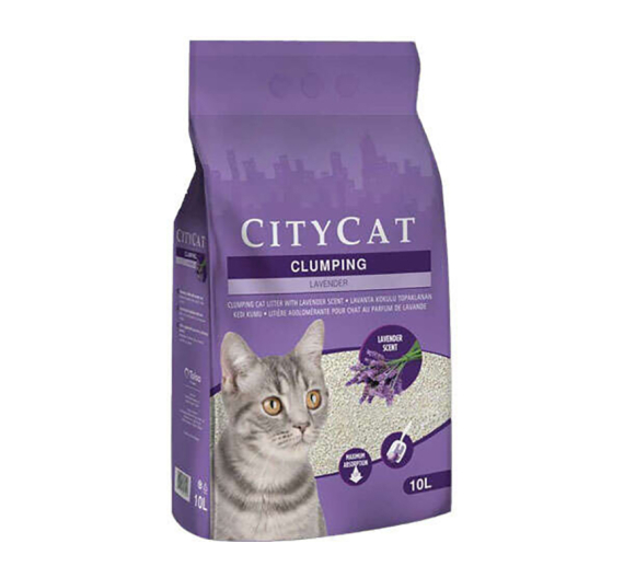 Sanicat City Cat Lavender 10lt Άμμος Υγιεινής με Άρωμα Λεβάντας