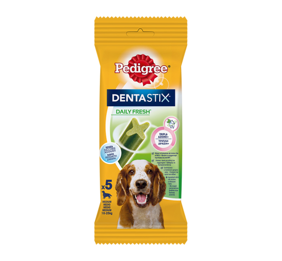 Pedigree Dentastix Fresh Medium Dog 128gr (5τμχ) Pedigree Dentastix Fresh Medium Dog 128gr (5τμχ)