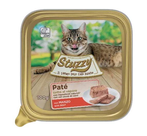 Stuzzy Cat Alucups Βοδινό 100gr