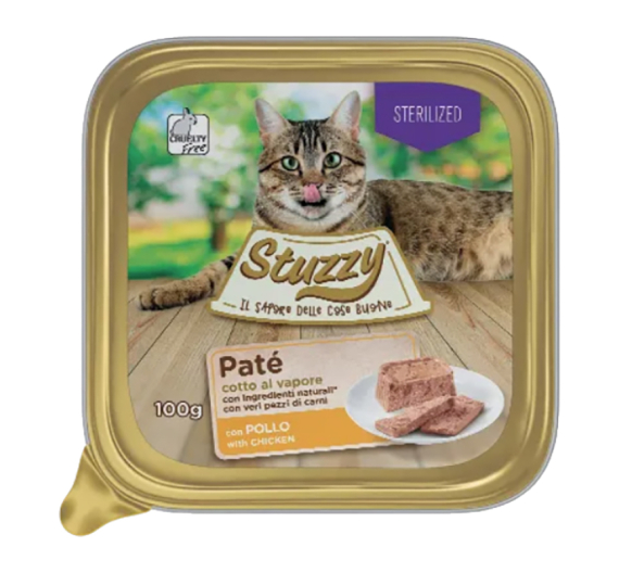 Stuzzy Cat Alucups Sterilized Κοτόπουλο 100gr