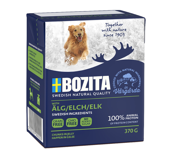 Bozita Dog Tetra Pack Άλκη Grainfree 6x370gr