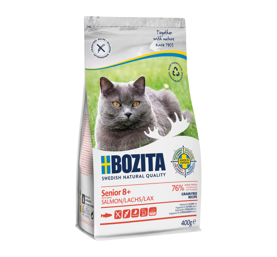 Bozita Cat Senior 8+ Salmon 400gr