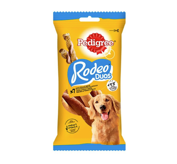 Pedigree Rodeo Duos Μπέικον & Τυρί 7τμχ