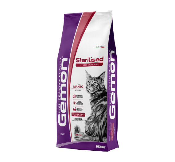 Gemon Cat Sterilised Beef 7kg