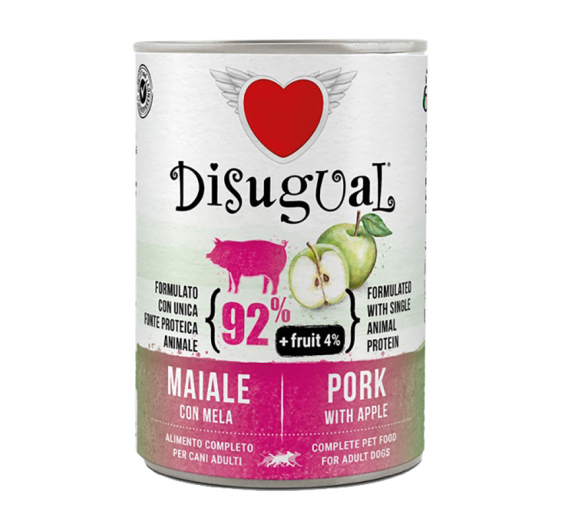 Disugual Dog Fruit Χοιρινό & Μήλο 400gr Μονοπρωτεϊνική