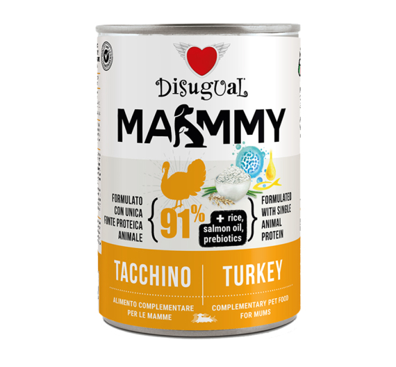 Disugual Dog Mammy Γαλοπούλα 400gr Μονοπρωτεϊνική