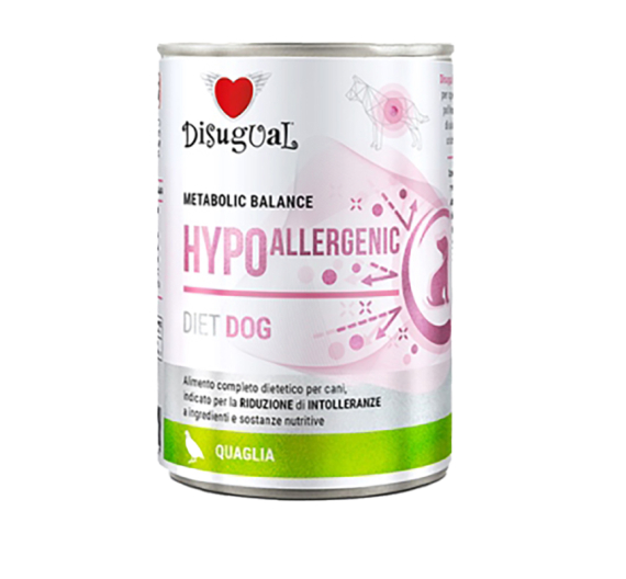 Disugual Metabolic Balance Dog Hypoallergenic Ορτύκι 400gr