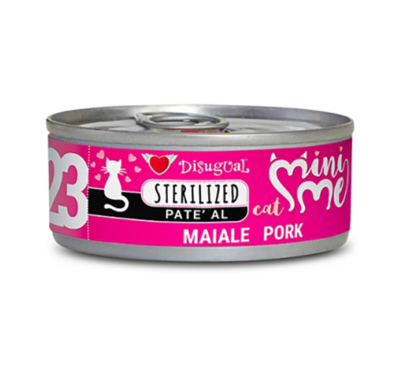 Disugual Mini Me Cat Sterilised Πατέ Χοιρινό 85gr