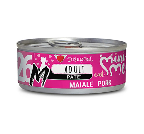 Disugual Mini Me Cat Adult Πατέ Χοιρινό 85gr Μονοπρωτεϊνική