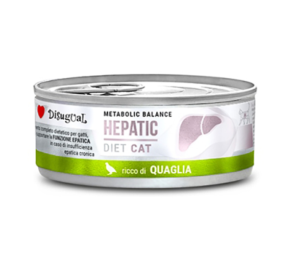 Disugual Metabolic Balance Cat Hepatic Ορτύκι 85gr