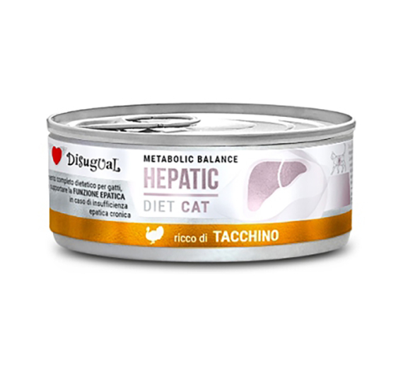 Disugual Metabolic Balance Cat Hepatic Γαλοπούλα 85gr