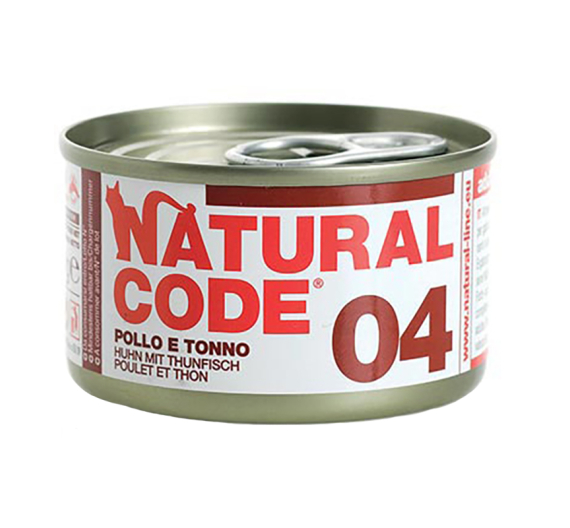 Natural Code Adult Cat Κοτόπουλο & Τόνος 85gr