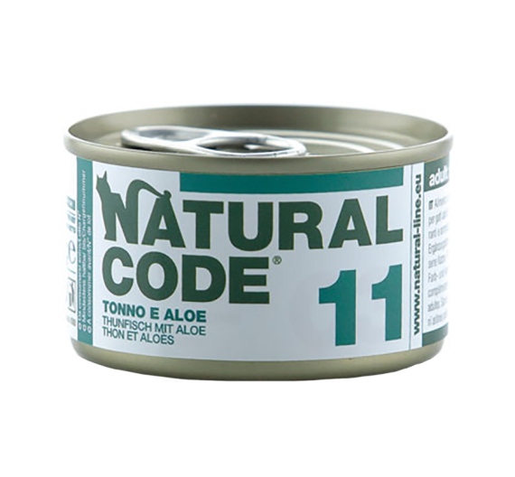 Natural Code Adult Cat Τόνος & Αλόη 85gr