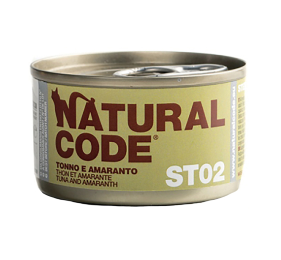 Natural Code Sterilised Τόνος & Αμάρανθος 85gr