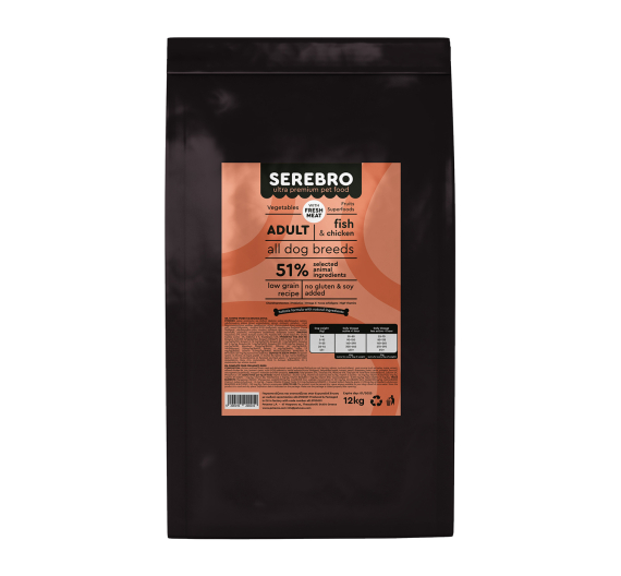 Serebro Adult Fish & Chicken 12kg