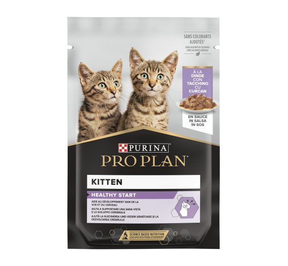 Purina Pro Plan Kitten Healthy Start Γαλοπούλα σε Σάλτσα 85gr