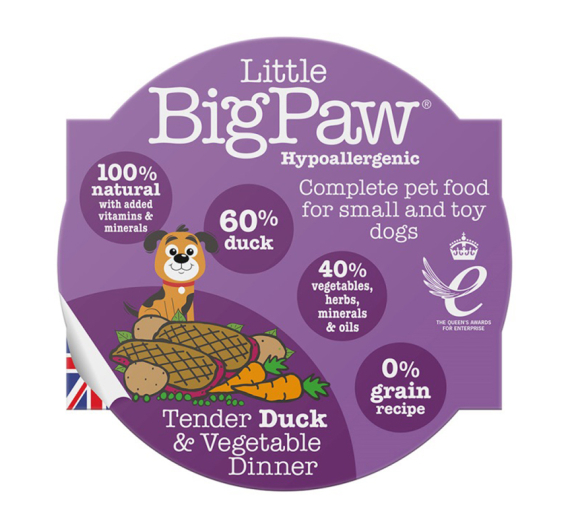 Little Big Paw Tender Duck & Vegetable Dinner 85gr