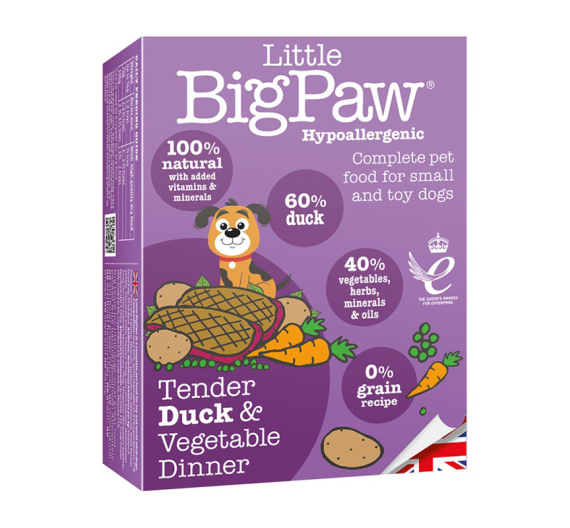 Little Big Paw Tender Duck & Vegetable Dinner 150gr