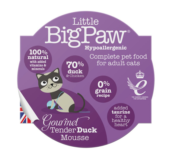 Little Big Paw Cat Adult Duck Mousse 85gr