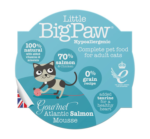 Little Big Paw Cat Adult Atlantic Salmon Mousse 85gr