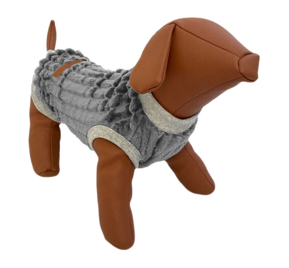 Woofmoda Μπλούζα Σκύλου Fleece Γκρι