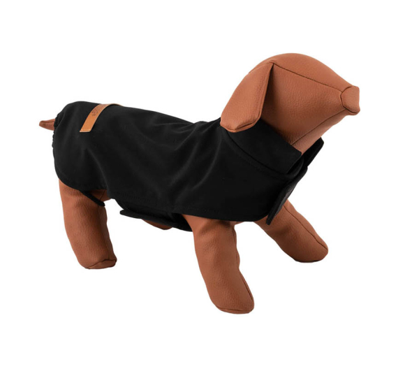 Woofmoda Αδιάβροχο Μπουφάν Σκύλου Soft Shell Μαύρο