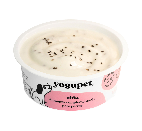 Yogupet Classic Chia Seeds Γιαούρτι Σκύλου με Σπόρους Chia 110gr