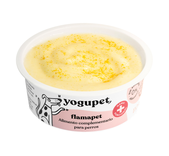 Yogupet Functional Flamapet Γιαούρτι Σκύλου με Κουρκουμά, Κιχώριο & Κολλαγόνο 110gr