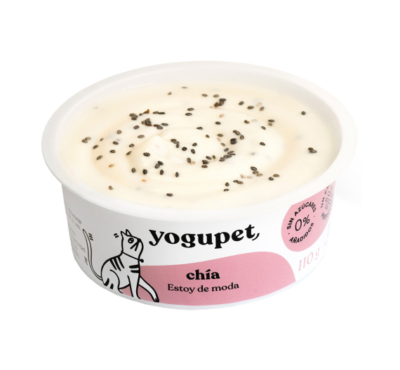 Yogupet Classic Chia Seeds Γιαούρτι Γάτας με Σπόρους Chia 110gr