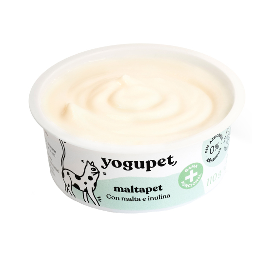 Yogupet Functional Maltapet Γιαούρτι Γάτας με Βύνη & Κιχώριο 110gr