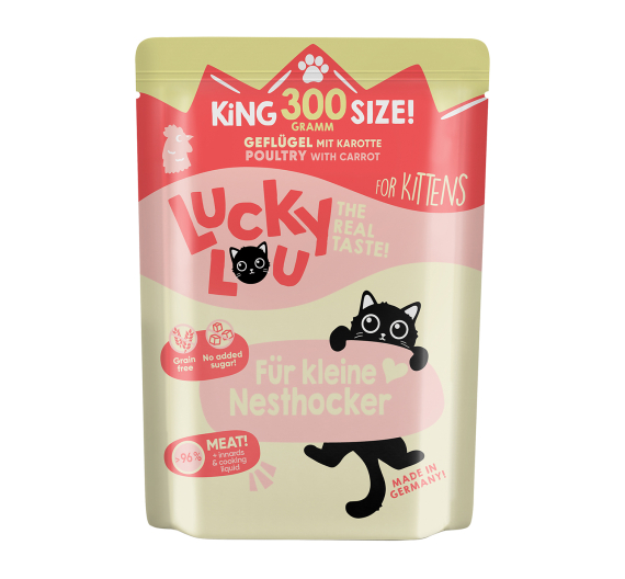 Lucky Lou LifeStage Kitten Πουλερικά 300gr