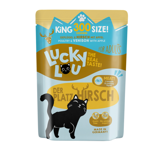 Lucky Lou LifeStage Adult Πουλερικά & Ελάφι 300gr