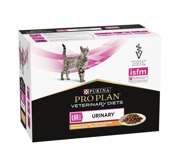 PRO PLAN Veterinary Diets Cat UR Urinary Κομματάκια σε Σάλτσα Κοτόπουλο 85gr