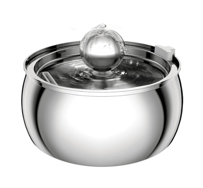 Pet Interest Συντριβάνι Stainless Steel Curvy Ball 4L