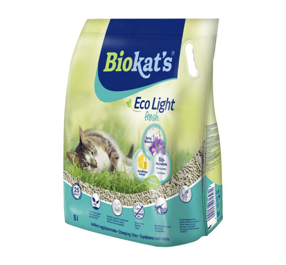 Biokat's Eco Light Fresh Πέλλετ 5L με Άρωμα Άνοιξης