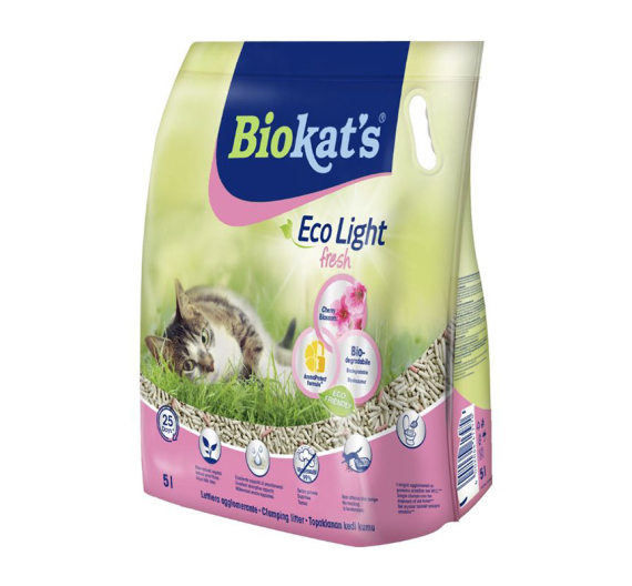 Biokat's Eco Light Fresh Πέλλετ 5L με Άρωμα Κεράσι