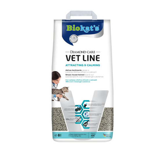 Biokat's Diamond Care Vet Line 8L Attracting & Calming