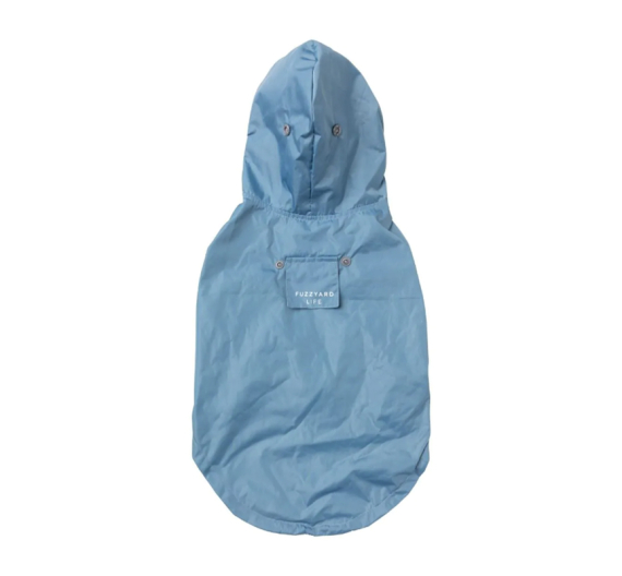 FuzzYard Raincoat French Blue Αδιάβροχο Μπουφάν Σκύλου Μπλε