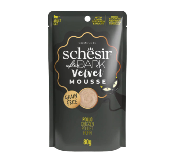 Schesir Cat After Dark Velvet Mousse Κοτόπουλο 80gr