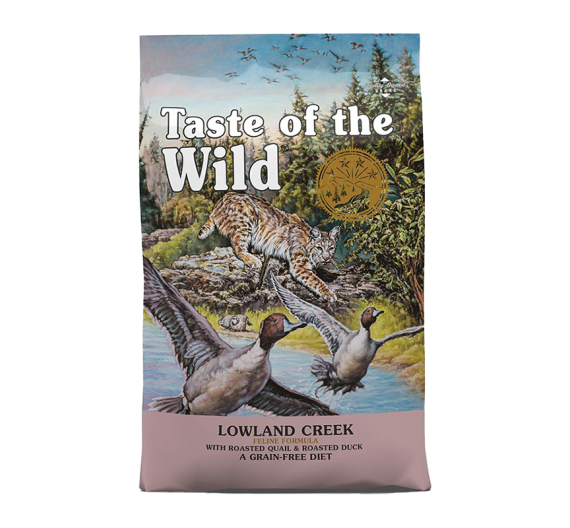Taste of the Wild Cat Lowland Creek Ορτύκι & Πάπια 2kg