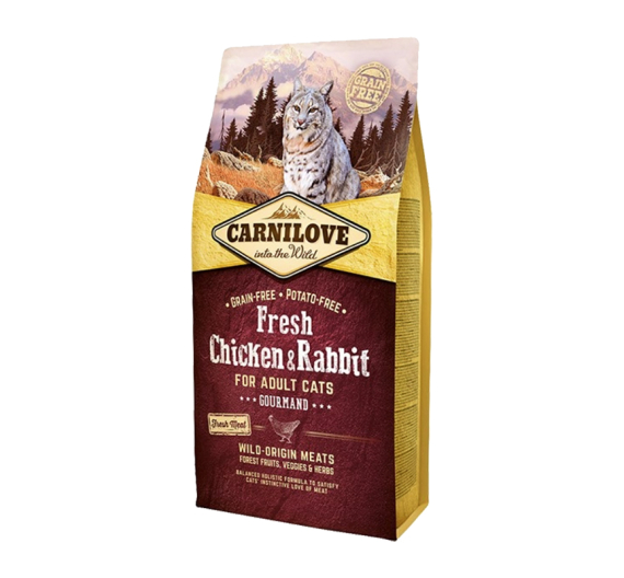 Carnilove Adult Cats Chicken & Rabbit 2kg - Gourmand
